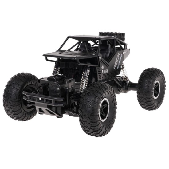 JOKO RC Kovové Auto Crawler ROVER 4x4 na diaľkové ovládanie, čierne