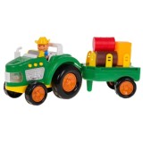 JOKO Traktor s Vlečkou + Farmár, so svetlom a zvukom na batérie