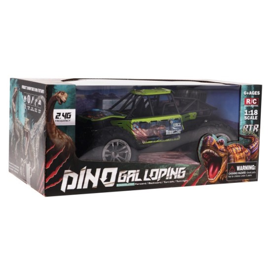 JOKO RC Auto DINO Crawler Dinosarus na diaľkové ovládanie, zelené