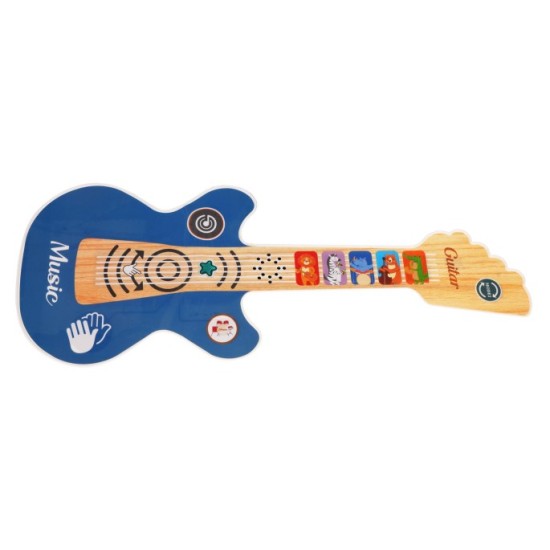 JOKO Detská Gitara so svetlom a zvukom + Zvuky Zvierat