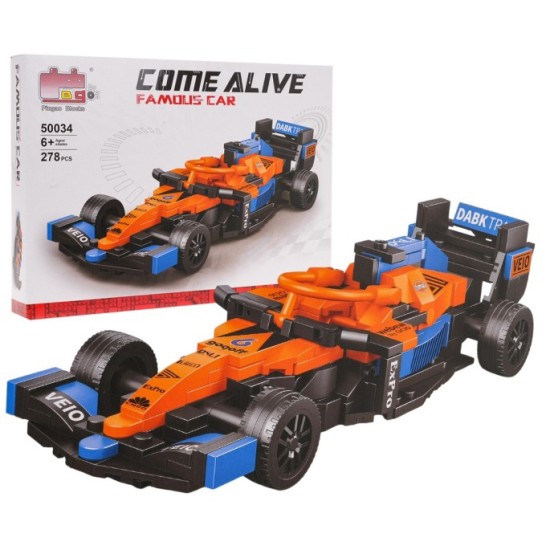 JOKO Technická Stavebnica Formula Bolid F1 278ks, oranžová