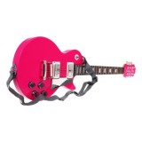 JOKO Detská Elektrická Gitara s mikrofónom, ružová