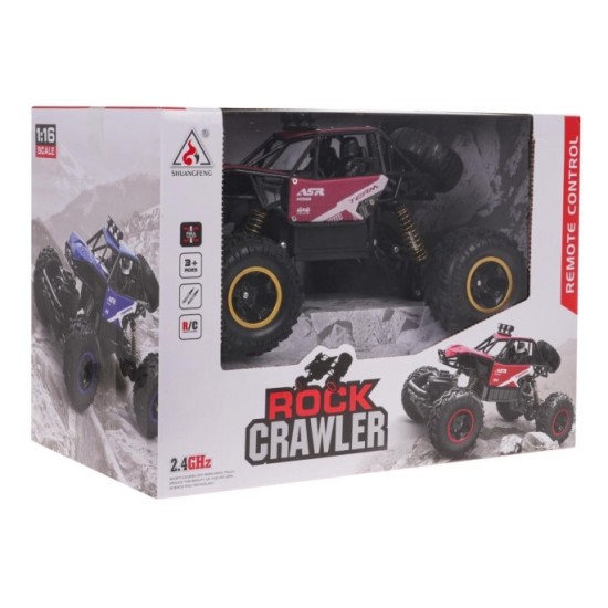 JOKO RC Kovové Auto Crawler MONSTER ROCK 4x4 na diaľkové ovládanie, červené