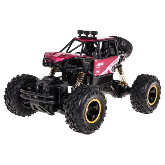 JOKO RC Kovové Auto Crawler MONSTER ROCK 4x4 na diaľkové ovládanie, červené