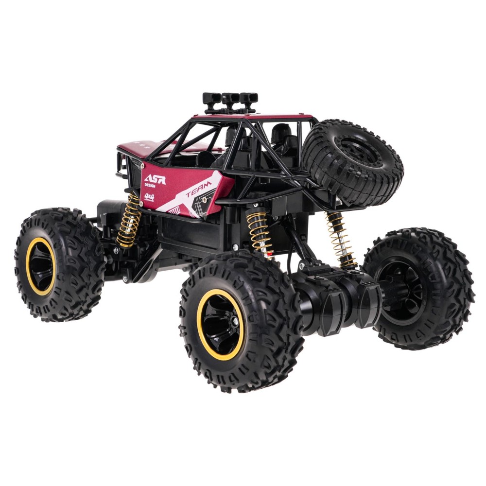 JOKO RC Kovové Auto Crawler MONSTER ROCK 4x4 na diaľkové ovládanie, červené