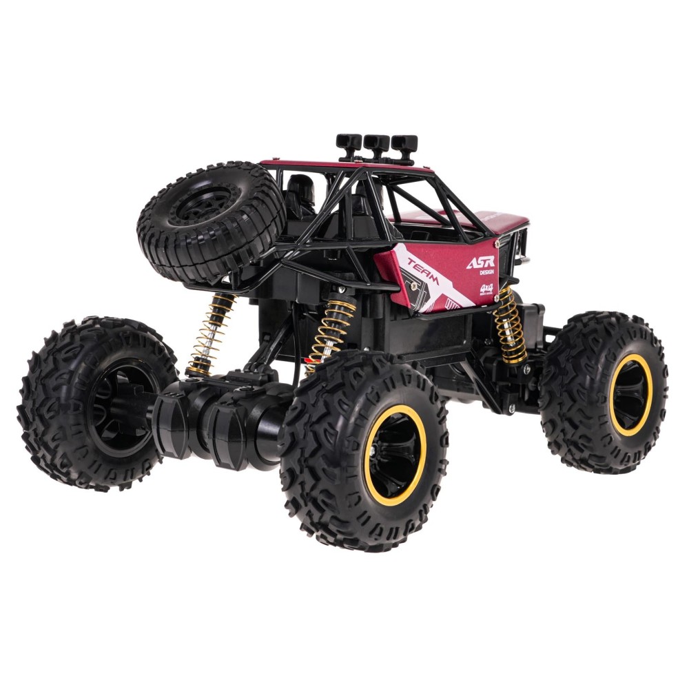 JOKO RC Kovové Auto Crawler MONSTER ROCK 4x4 na diaľkové ovládanie, červené