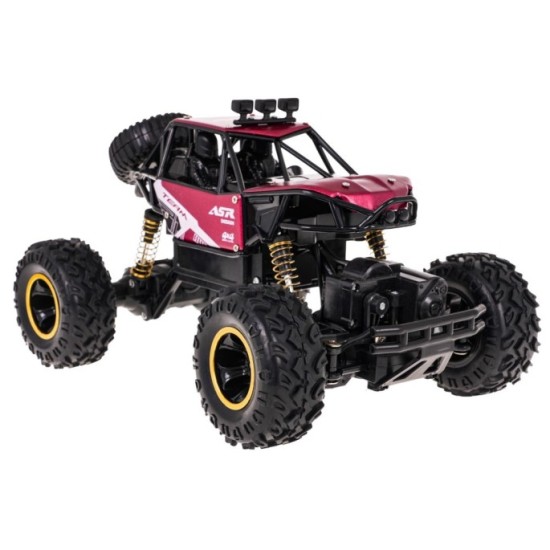 JOKO RC Kovové Auto Crawler MONSTER ROCK 4x4 na diaľkové ovládanie, červené