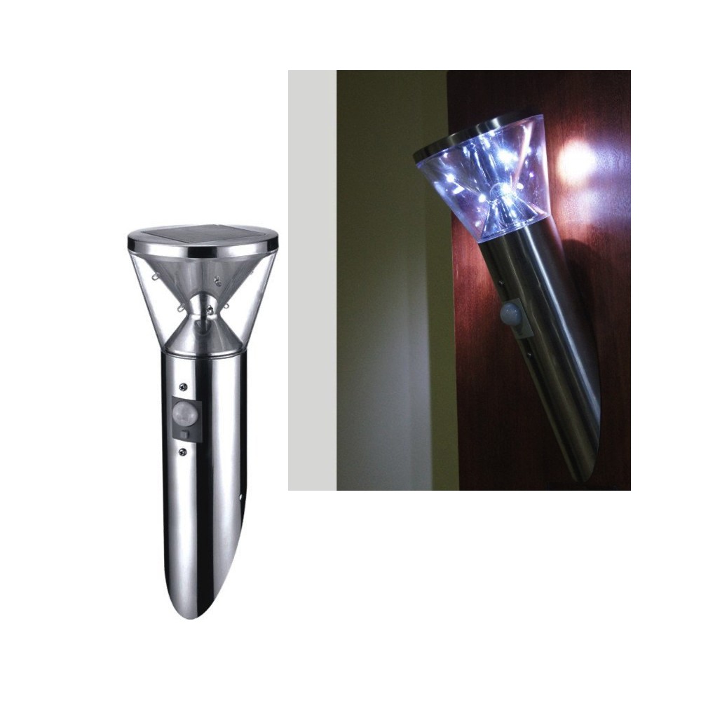 Solaris Solárna Lampa na Stenu 8 LED so senzorom Pohybu