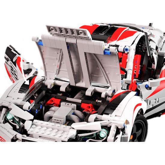 JOKO Technická Stavebnica Športové Auto GT86 2586ks, biele
