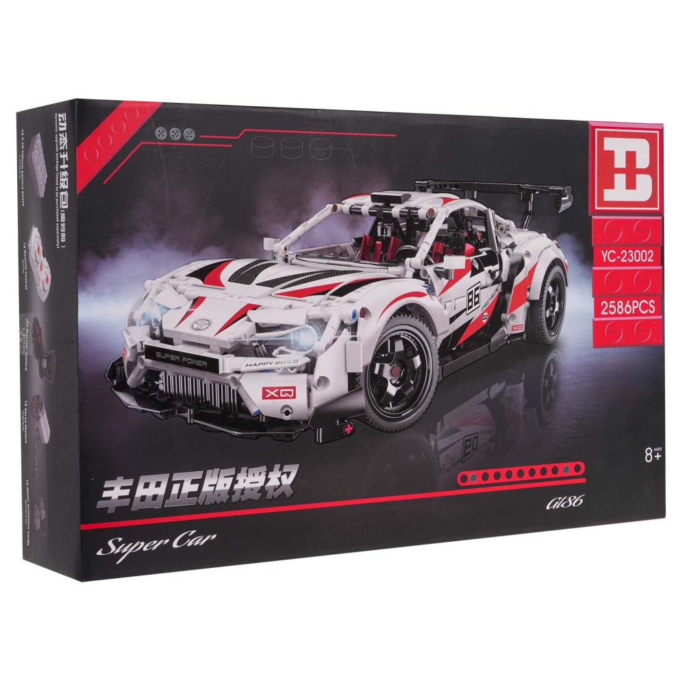 JOKO Technická Stavebnica Športové Auto GT86 2586ks, biele