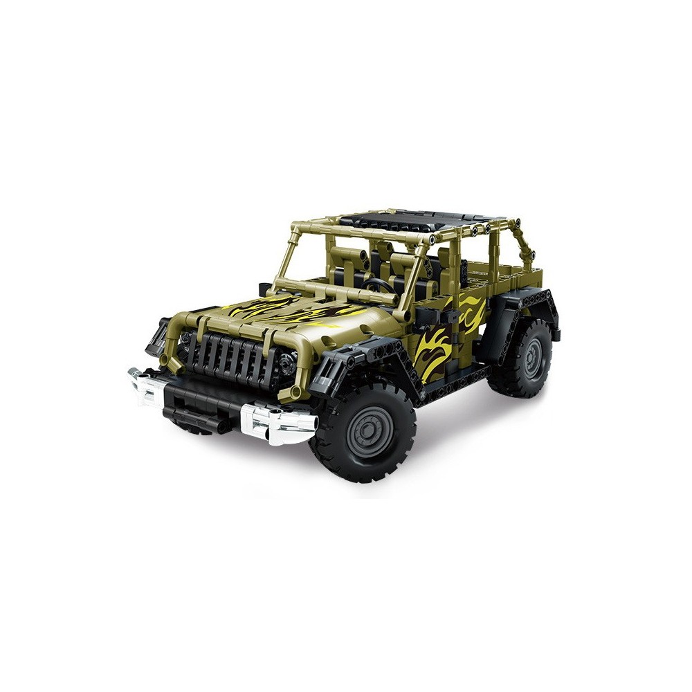 JOKO RC Technická Stavebnica WILDSPEED 715ks na diaľkové ovládanie, zelené