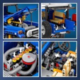 JOKO Technická Stavebnica Terénne auto Toyot Off-road J40 2087ks 1:12, modré