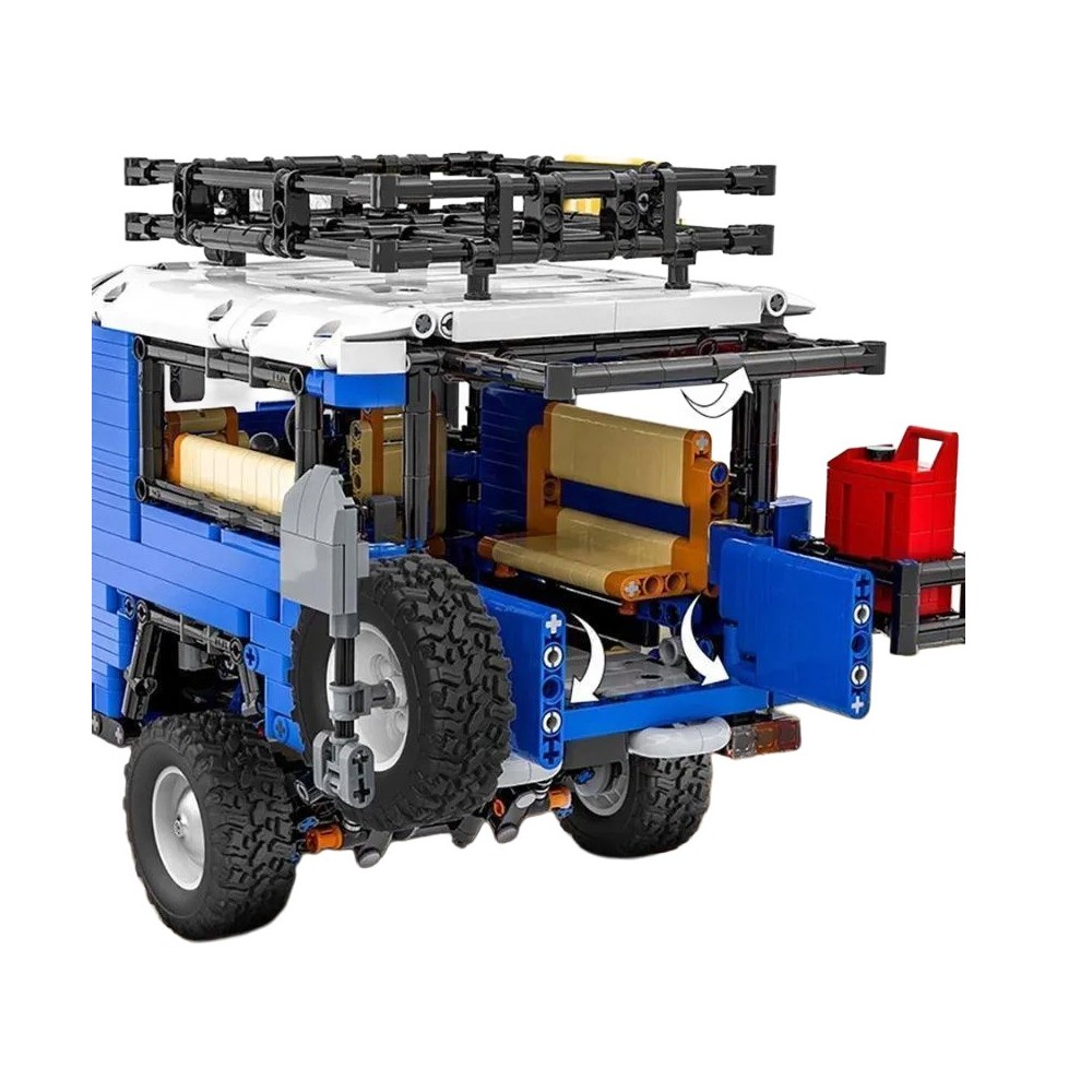 JOKO Technická Stavebnica Terénne auto Toyot Off-road J40 2087ks 1:12, modré