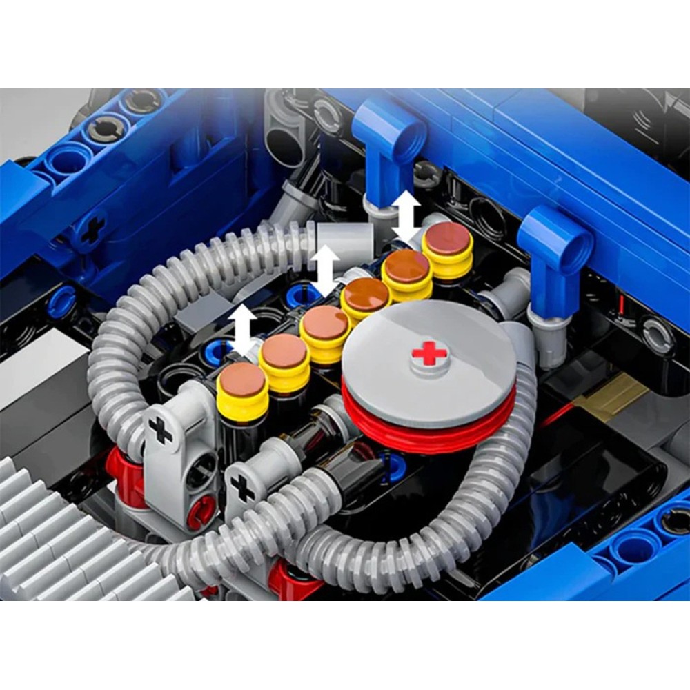 JOKO Technická Stavebnica Terénne auto Toyot Off-road J40 2087ks 1:12, modré