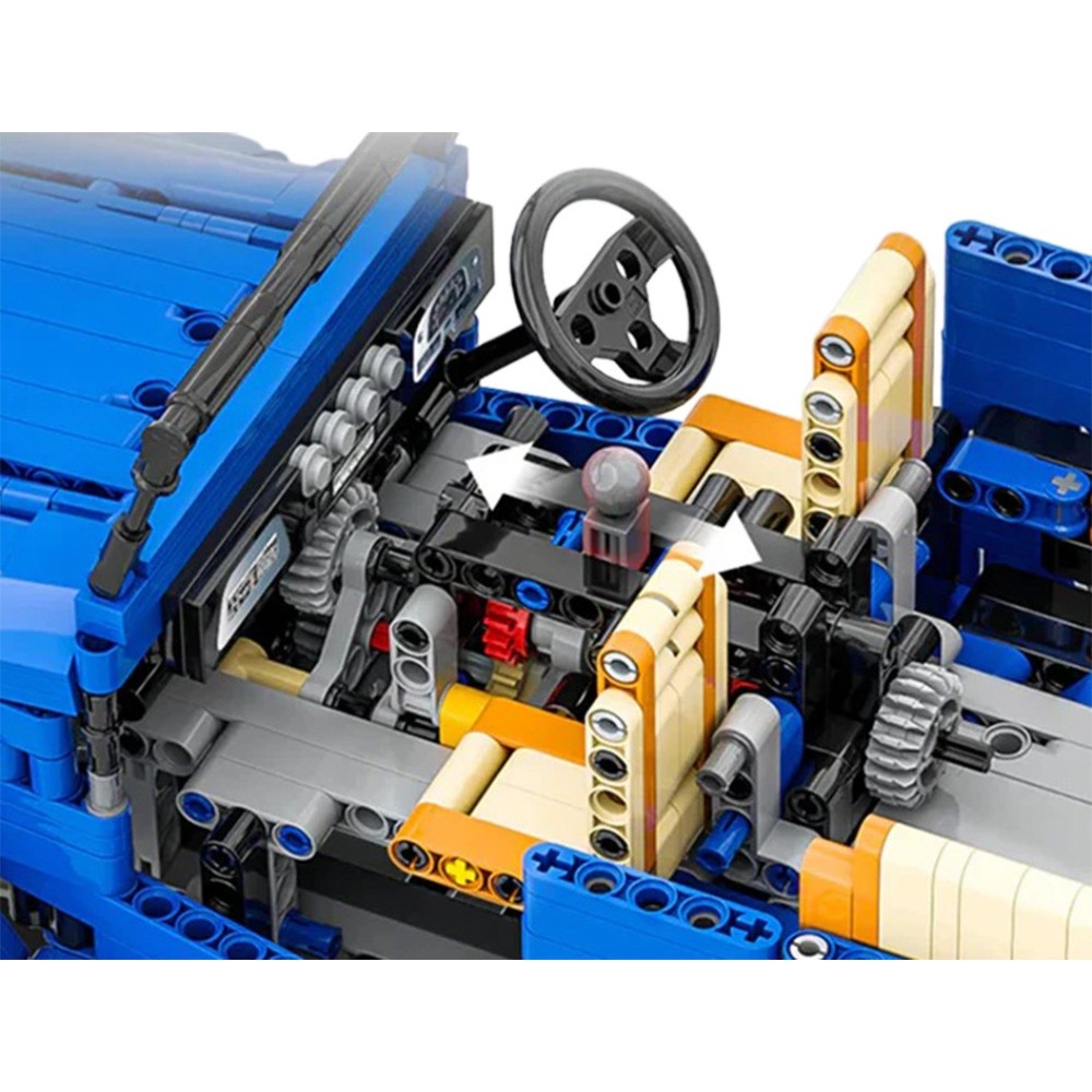 JOKO Technická Stavebnica Terénne auto Toyot Off-road J40 2087ks 1:12, modré