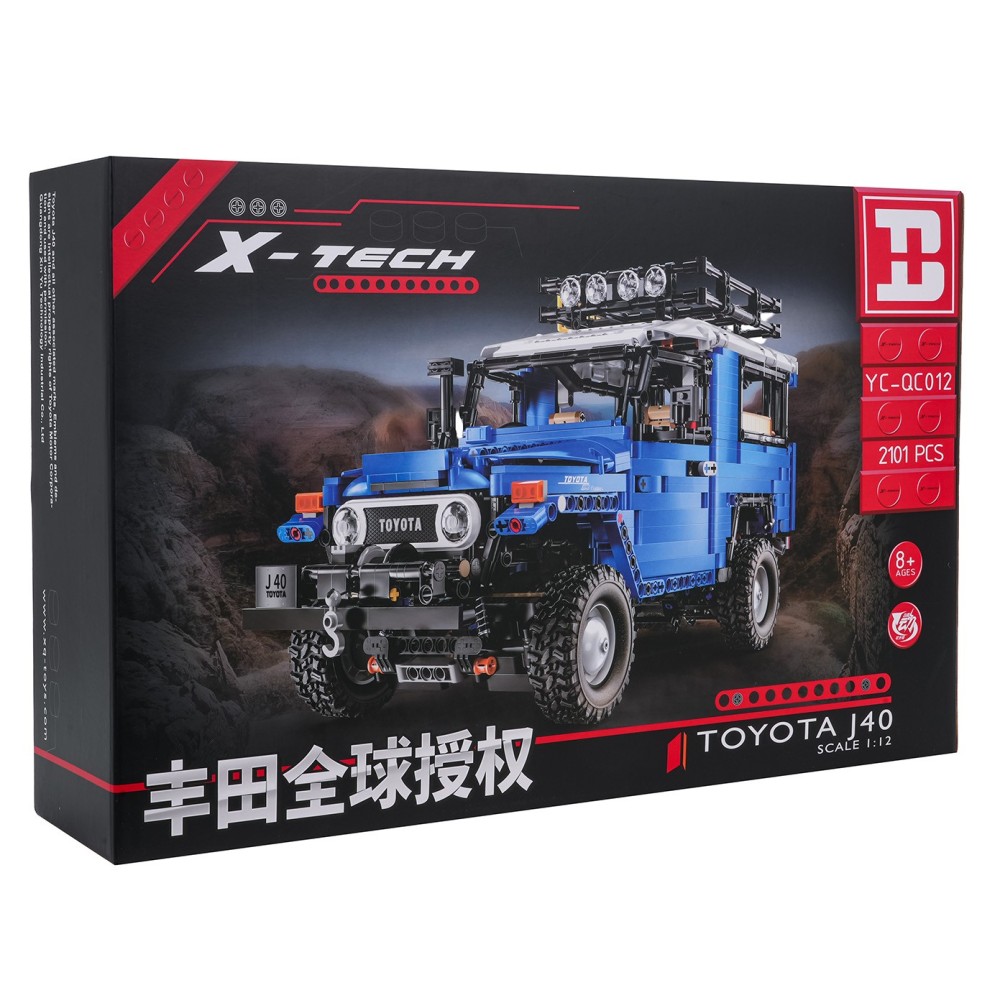 JOKO Technická Stavebnica Terénne auto Toyot Off-road J40 2087ks 1:12, modré