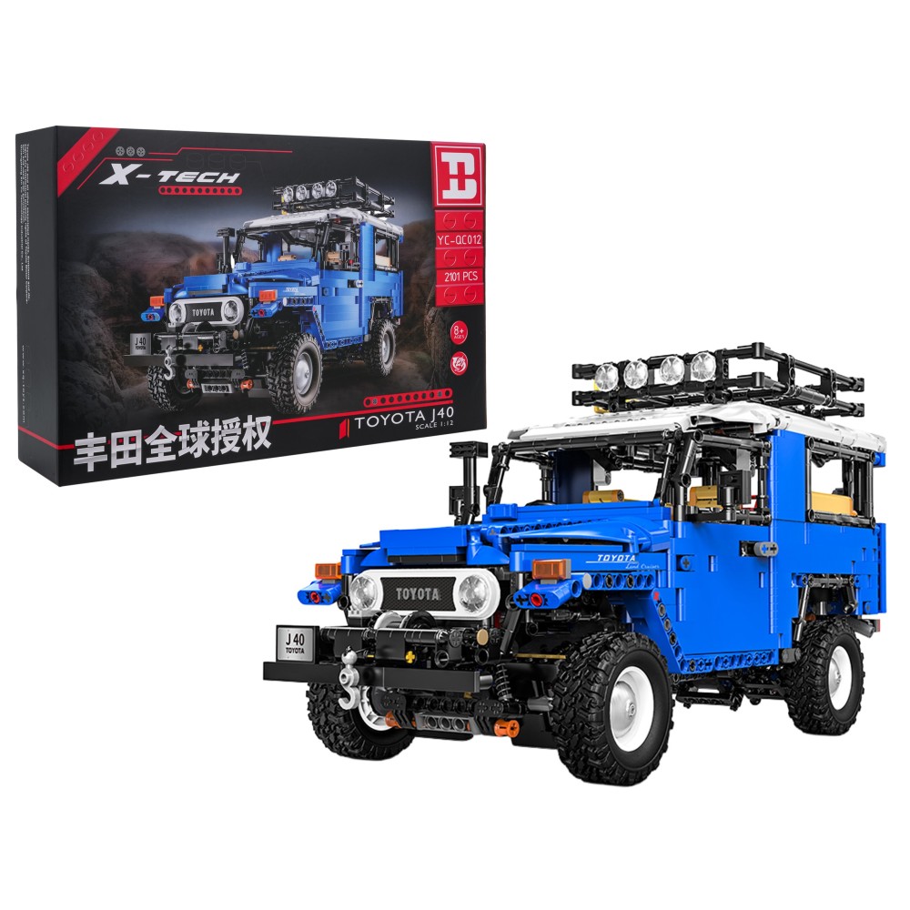 JOKO Technická Stavebnica Terénne auto Toyot Off-road J40 2087ks 1:12, modré