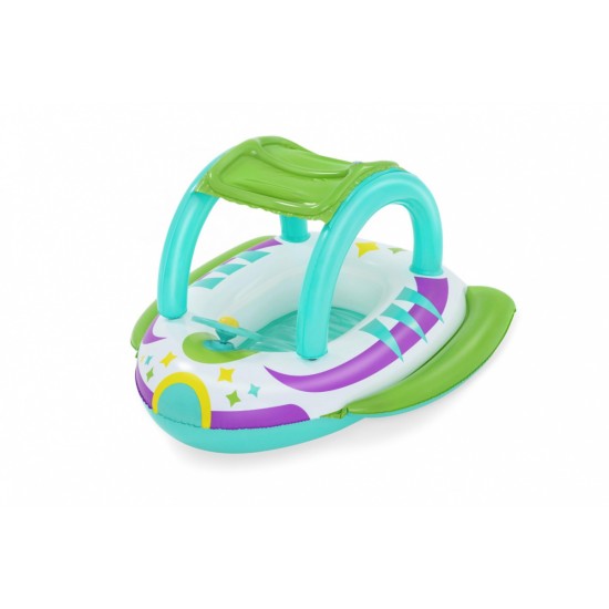 Bestway 34149 Nafukovacie vesmírna loďka Space Boat pre deti s volantom a striežkou