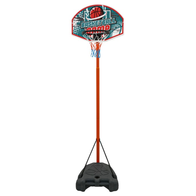 JOKO Basketbalový Kôš 230cm + Lopta a pumpa, Nastaviteľný