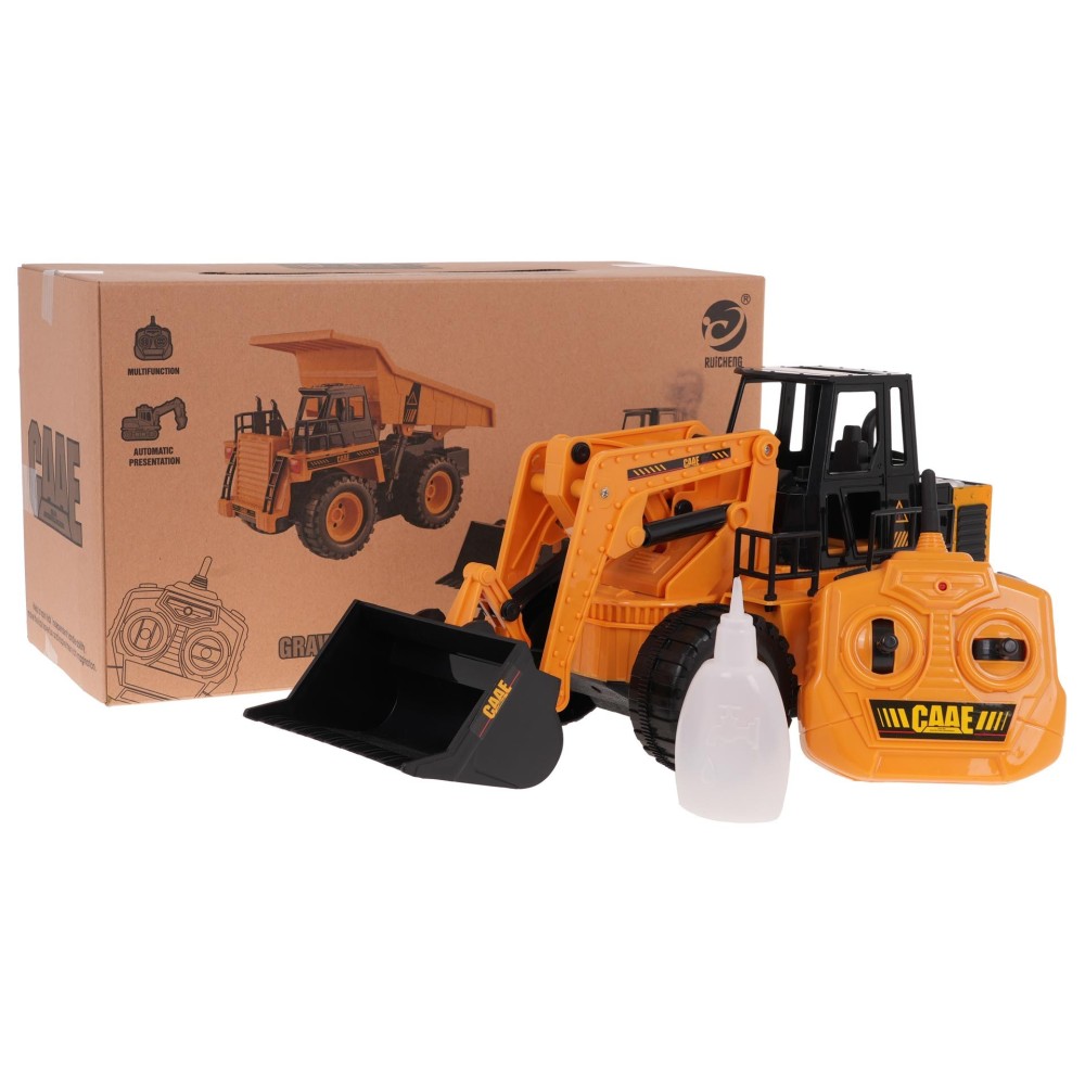 JOKO RC Buldozér s DYMOM 33,5cm, na diaľkové ovládanie