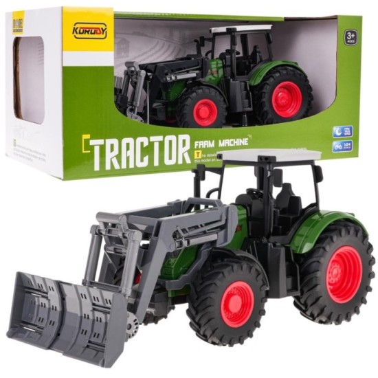 JOKO Traktor s Buldozérom, zelený