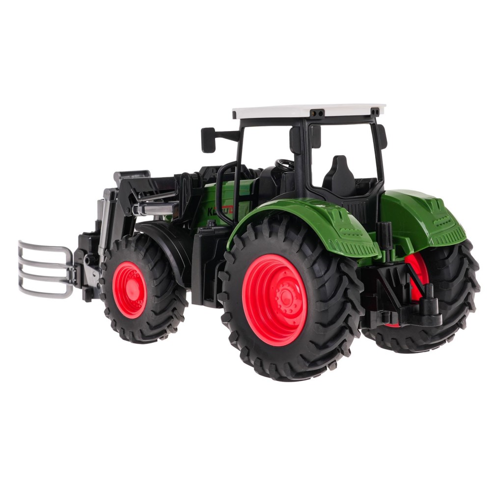 JOKO Traktor s Drapákom Nakladačom 30cm, zelený