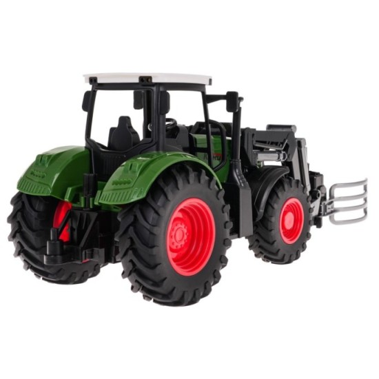 JOKO Traktor s Drapákom Nakladačom 30cm, zelený