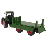 JOKO RC Traktor s Vyklápacou vlečkou na diaľkové ovládanie, zelený