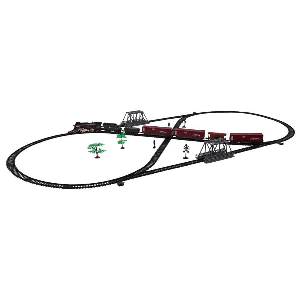 JOKO MEGA RC Retro Vlaková súprava s Dymovým Efektom, zvukom a svetlom 216cm x 99cm + diaľkové ovládanie vo Vagóne