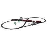 JOKO MEGA RC Retro Vlaková súprava s Dymovým Efektom, zvukom a svetlom 216cm x 99cm + diaľkové ovládanie vo Vagóne