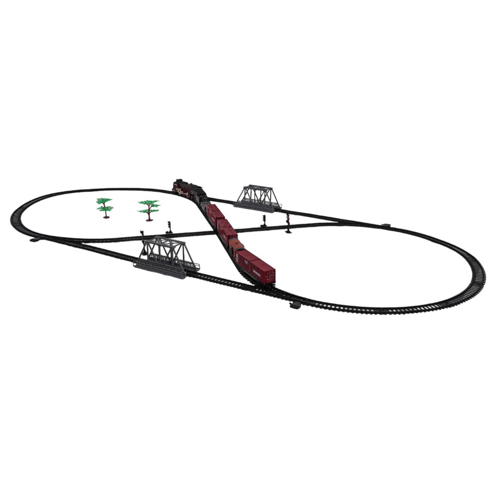 JOKO MEGA RC Retro Vlaková súprava s Dymovým Efektom, zvukom a svetlom 216cm x 99cm + diaľkové ovládanie vo Vagóne