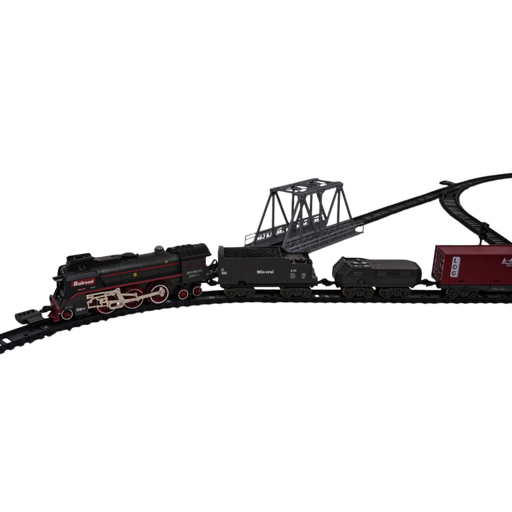 JOKO MEGA RC Retro Vlaková súprava s Dymovým Efektom, zvukom a svetlom 216cm x 99cm + diaľkové ovládanie vo Vagóne