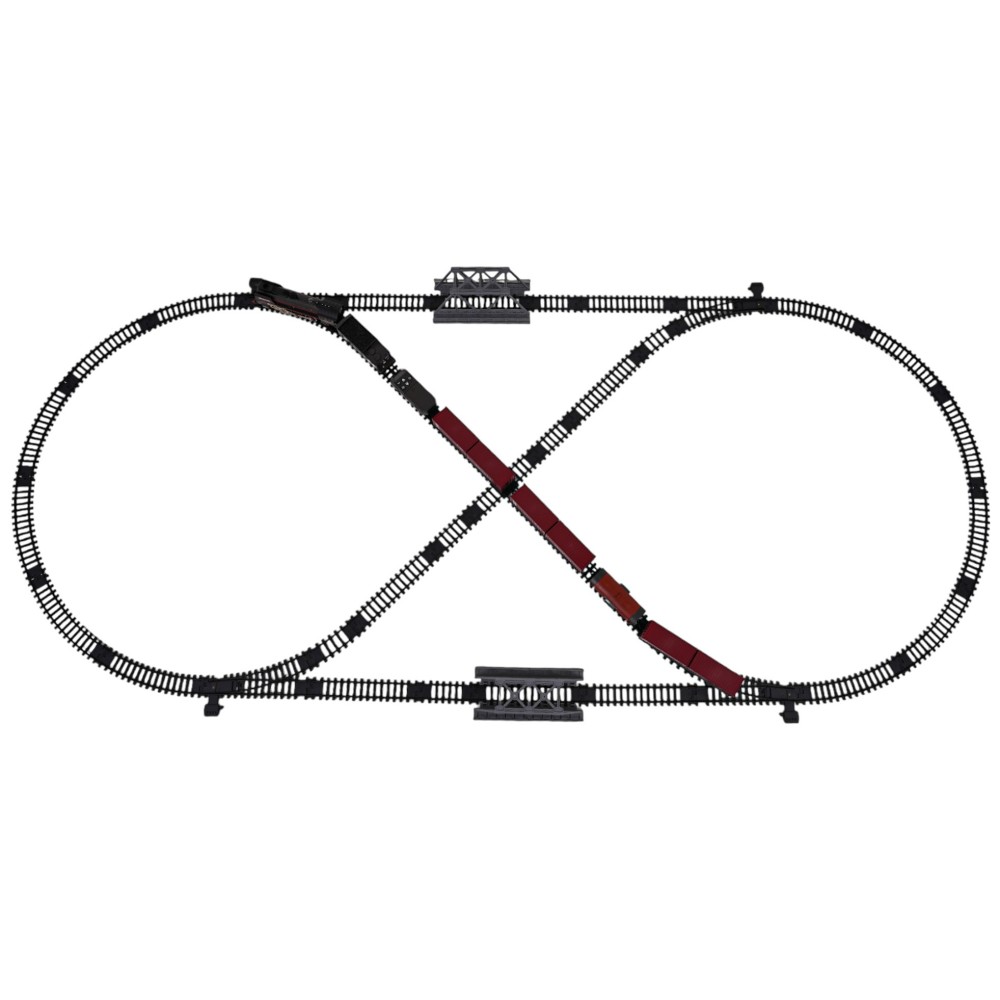 JOKO MEGA RC Retro Vlaková súprava s Dymovým Efektom, zvukom a svetlom 216cm x 99cm + diaľkové ovládanie vo Vagóne