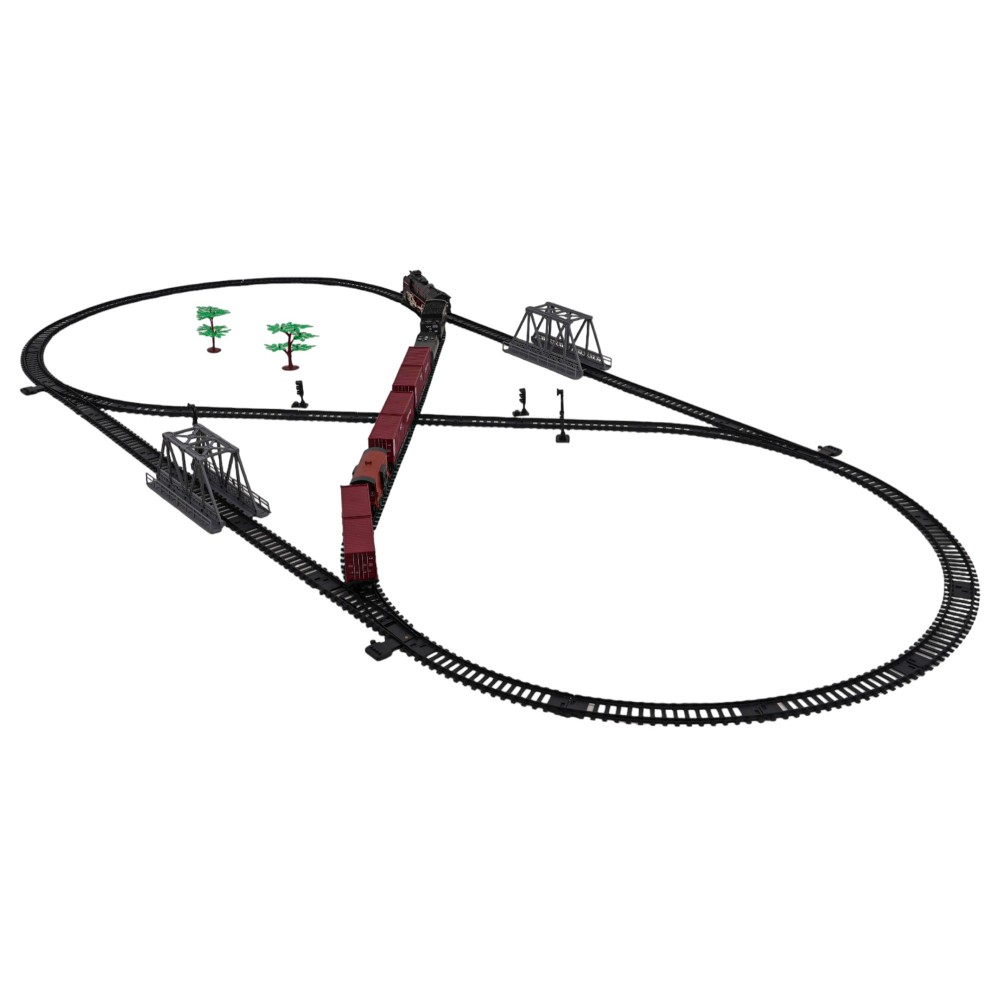 JOKO MEGA RC Retro Vlaková súprava s Dymovým Efektom, zvukom a svetlom 216cm x 99cm + diaľkové ovládanie vo Vagóne