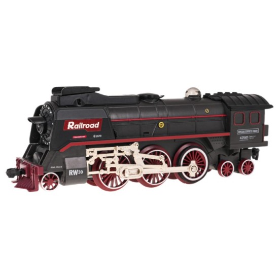 JOKO MEGA RC Retro Vlaková súprava s Dymovým Efektom, zvukom a svetlom 216cm x 99cm + diaľkové ovládanie vo Vagóne