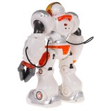 JOKO RC Interaktívny Robot na diaľkové ovládanie s Vystreľovačom Šípov, bielo-oranžový