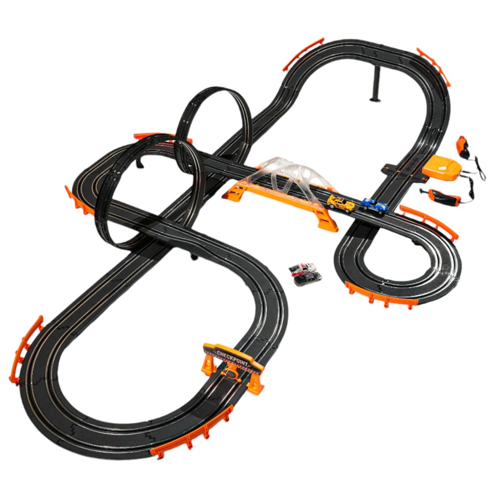 JOKO Autodráha TRACK MASTER Race 838cm s LED svetlom a Adaptérom