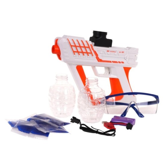 JOKO Automatická Pištoľ na Gélové Guličky + okuliare + USB nabíjačka