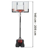 JOKO Basketbalový kôš 205cm + pumpa a lopta