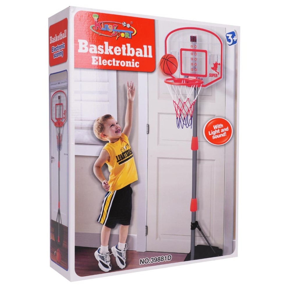 JOKO Basketbalový kôš 205cm + pumpa a lopta