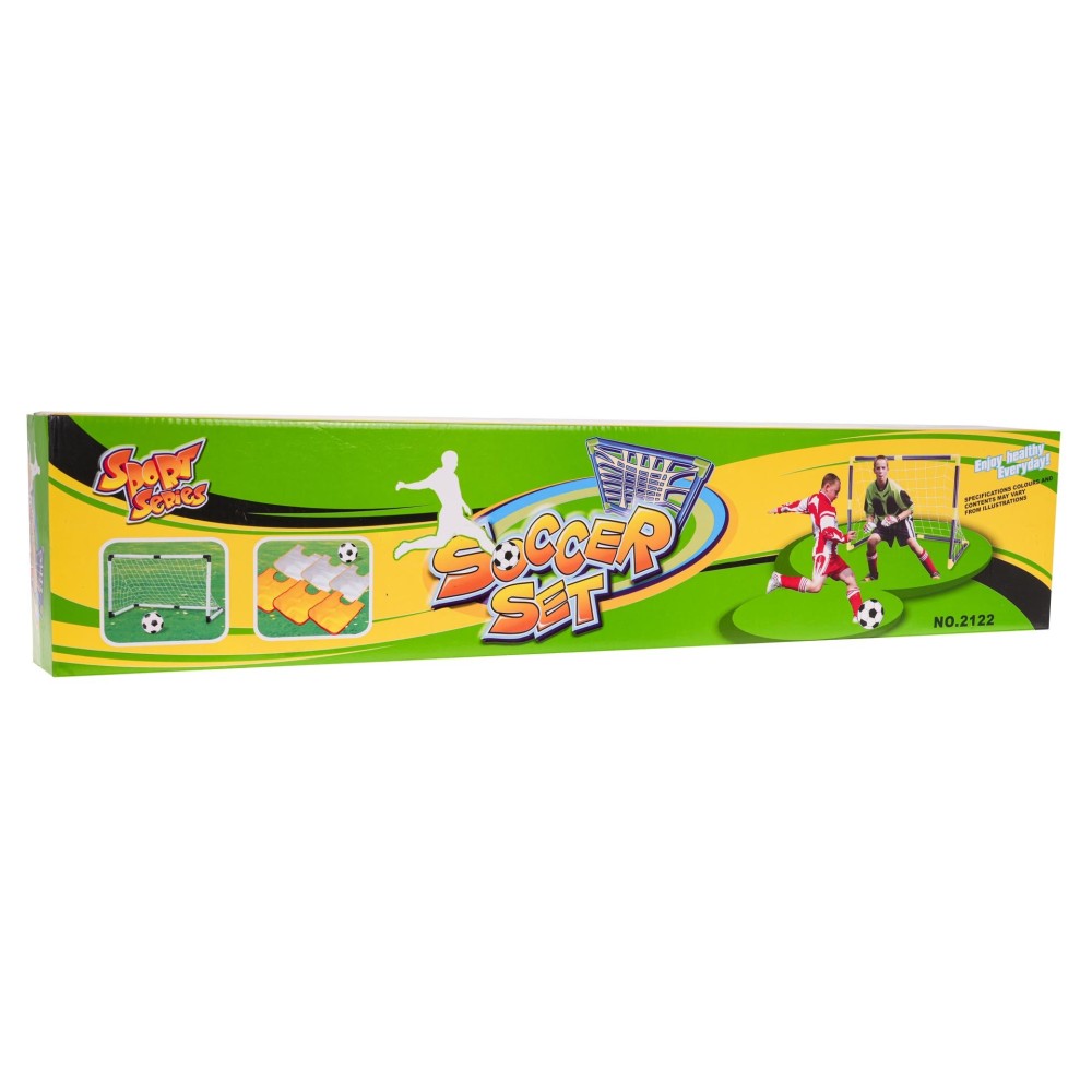 JOKO Detská Futbalová Bránka 90cm s Loptou + 6 Vesty + pumpa