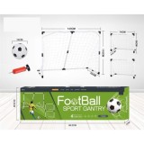JOKO Sada Futbalové bránky - 1 veľká bránka 143cm alebo 2 malé bránky 2v1 + lopta + pumpa