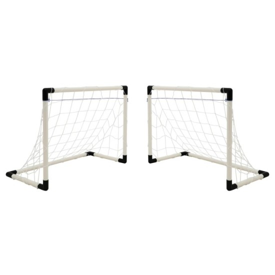 JOKO Sada Futbalové bránky - 1 veľká bránka 143cm alebo 2 malé bránky 2v1 + lopta + pumpa