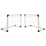 JOKO Sada Futbalové bránky - 1 veľká bránka 143cm alebo 2 malé bránky 2v1 + lopta + pumpa