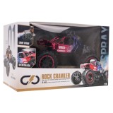 JOKO RC Auto Crawler s Dymovým Efektom na diaľkové ovládanie a LED svetlom, metalické červené