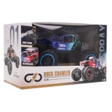 JOKO RC Auto Crawler s Dymovým Efektom na diaľkové ovládanie a LED svetlom, metalické modré