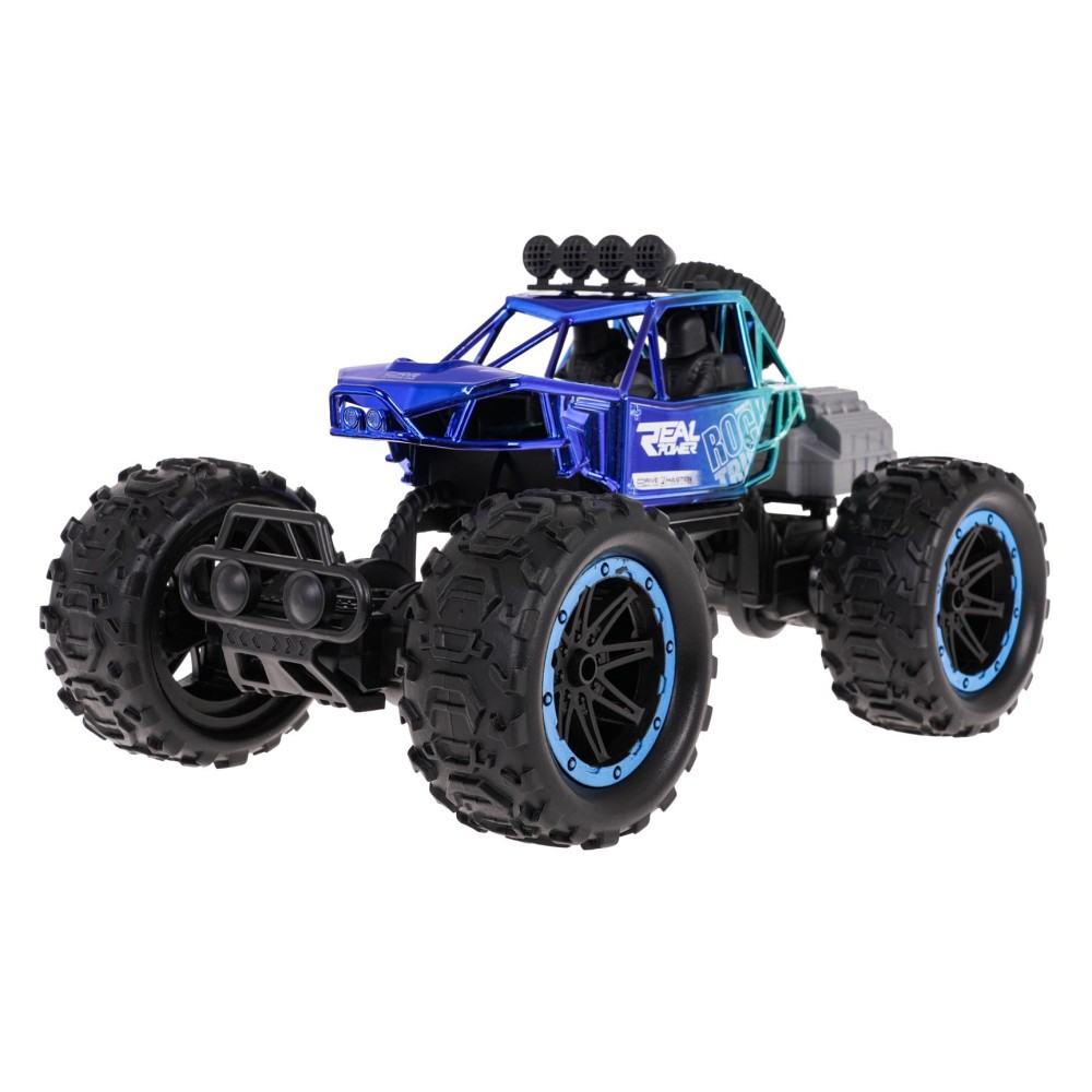 JOKO RC Auto Crawler s Dymovým Efektom na diaľkové ovládanie a LED svetlom, metalické modré