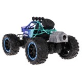 JOKO RC Auto Crawler s Dymovým Efektom na diaľkové ovládanie a LED svetlom, metalické modré