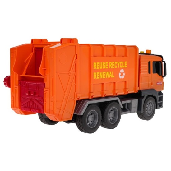 JOKO Smetiarske Auto 33cm so Zvukom a Svetlom, oranžové