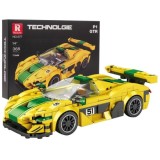 JOKO Technická Stavebnica Športové auto 368ks, žlté